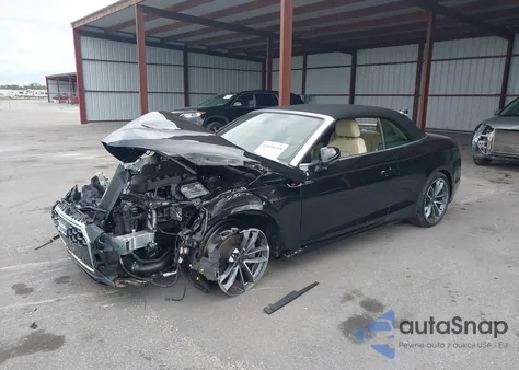 2024 Audi A5 Cabriolet Premium Plus 45 Tfsi S Line Quattro S Tronic z USA, uszkodzony, nr VIN WAU4AGF50RN011023